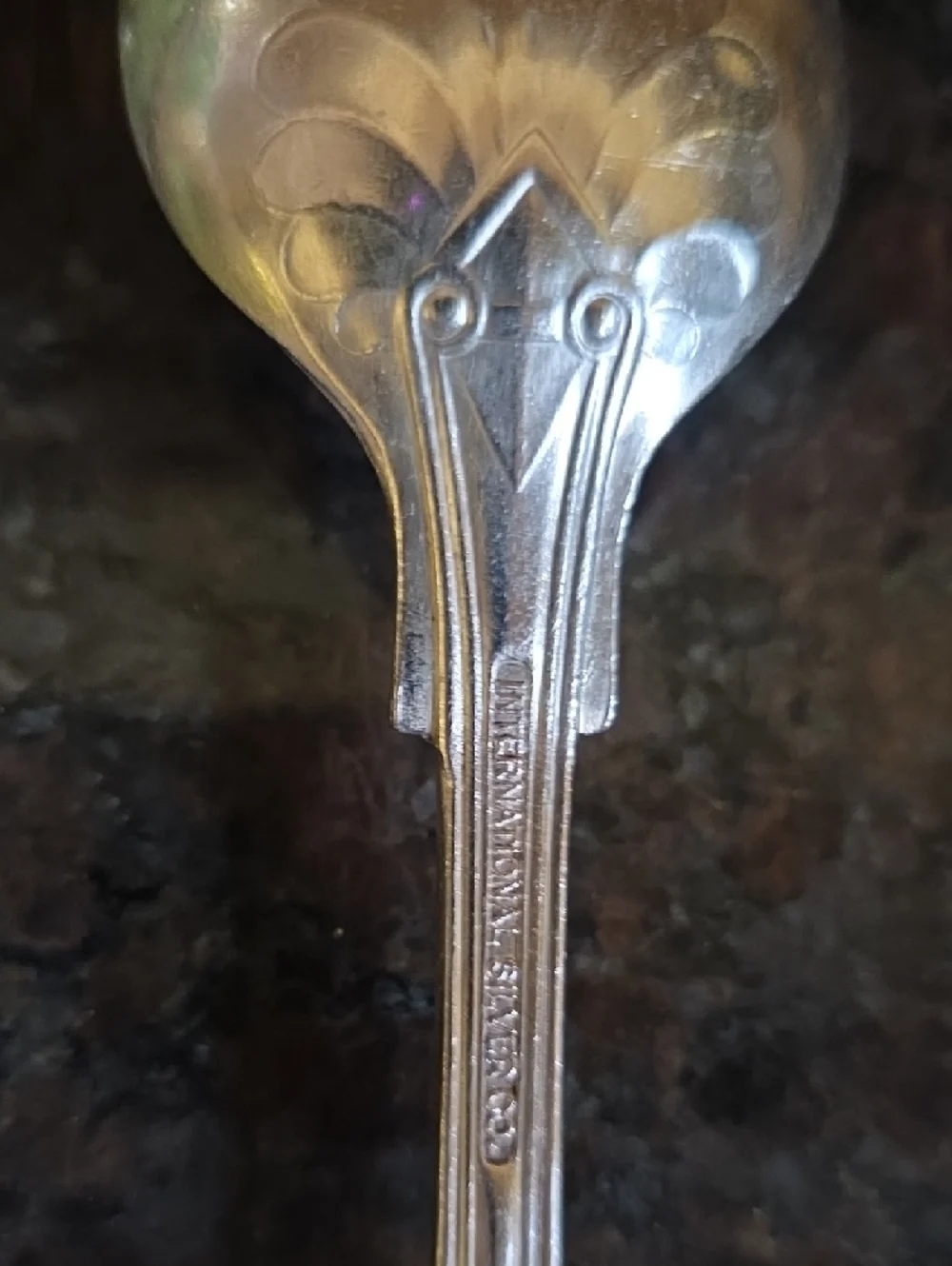 Ornate Silver-Color Serving Spoon and Pasta Fork Set - Classic Home Dining